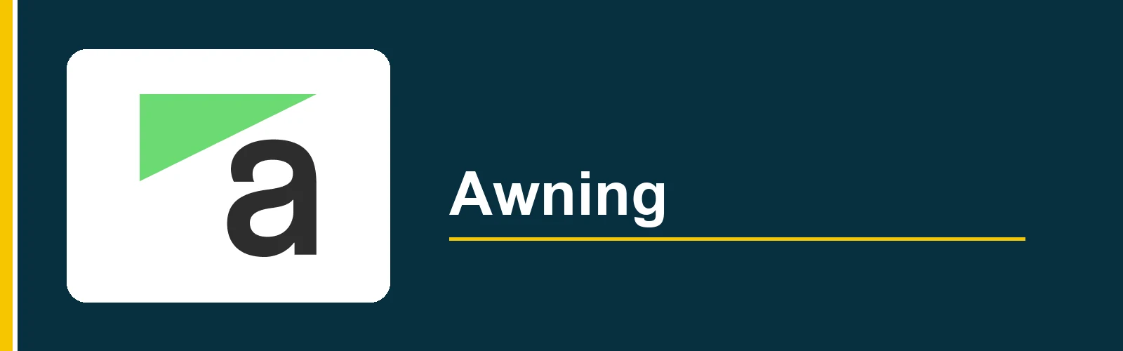 Awning logo in the Checkmate Airbnb management company guide