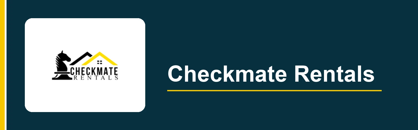 Checkmate Rentals logo in the Checkmate Airbnb management company guide