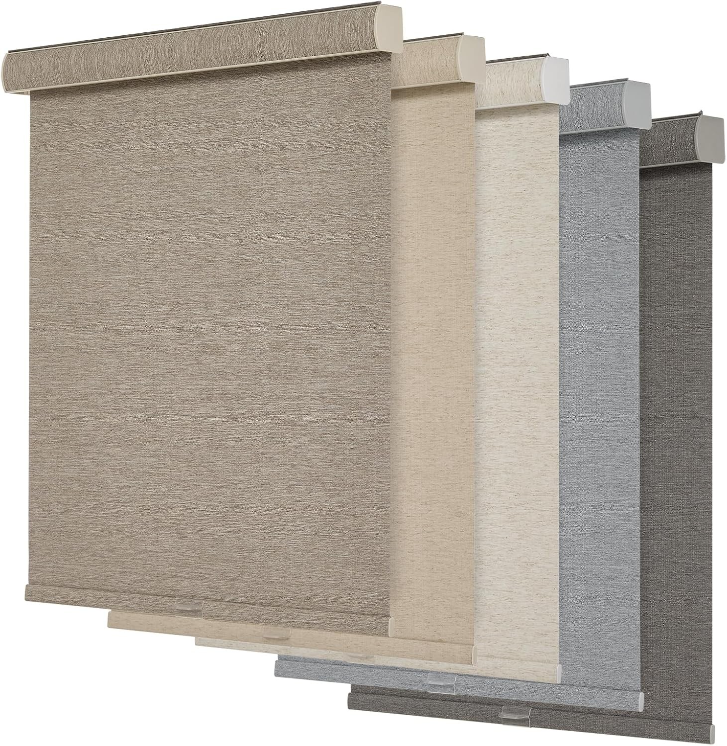 Light brown Persilux cordless blackout roller shade