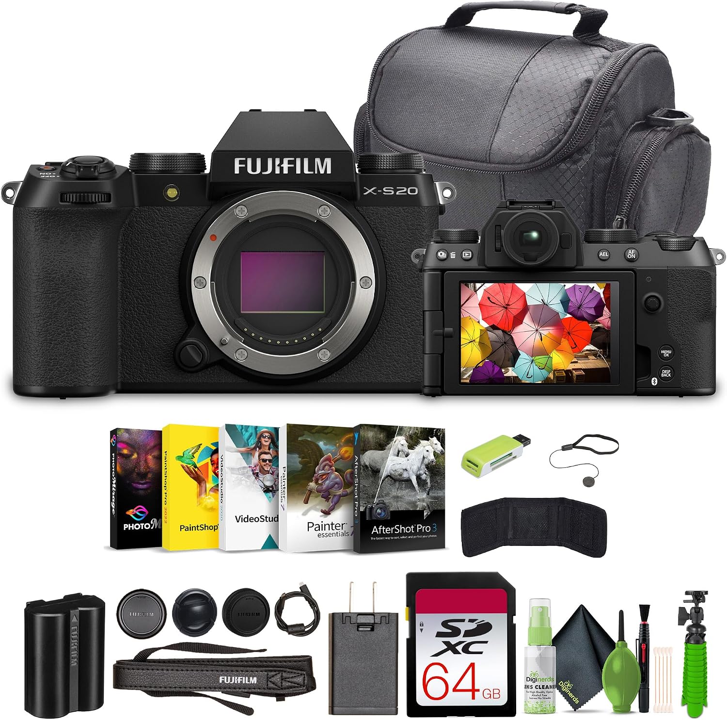 Fujifilm X-S20 mirrorless camera