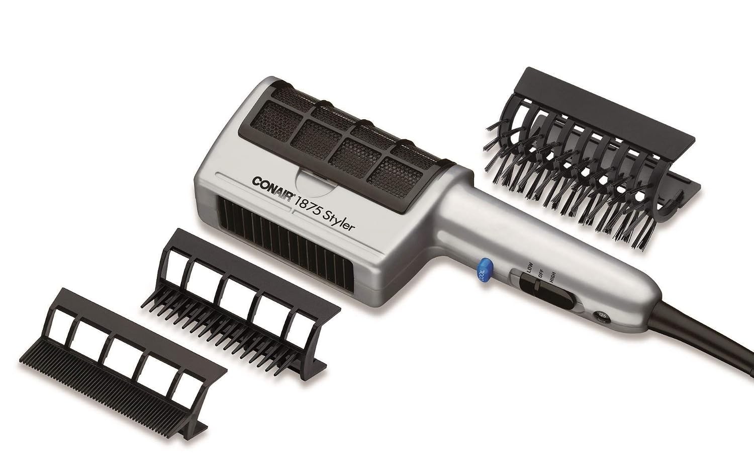 Conair 3-in-1 styling hair dryer and attachments