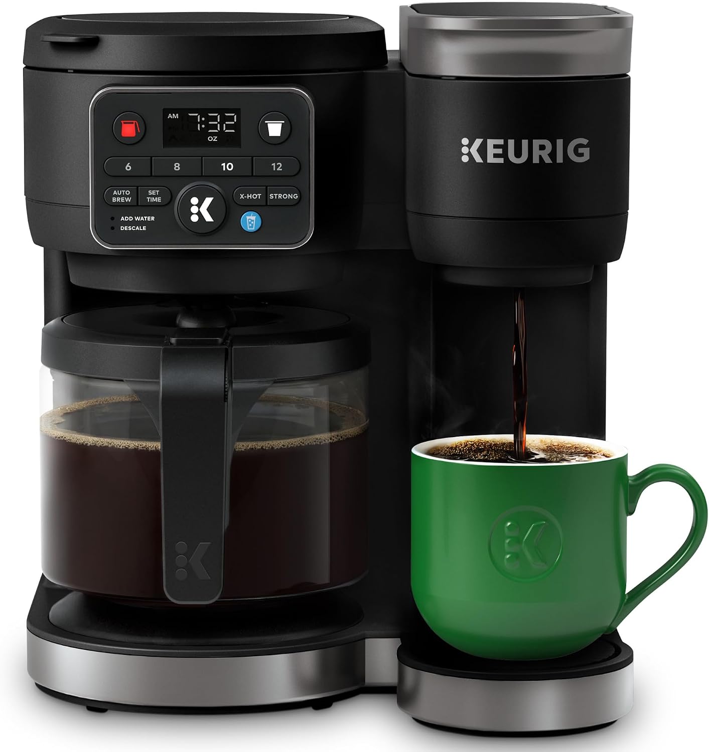 Keurig K-Duo Hot and Iced Gen 2 coffee maker with carafe