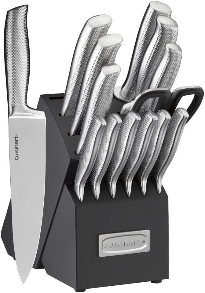 Cuisinart 15-piece stainless steel cutlery block set