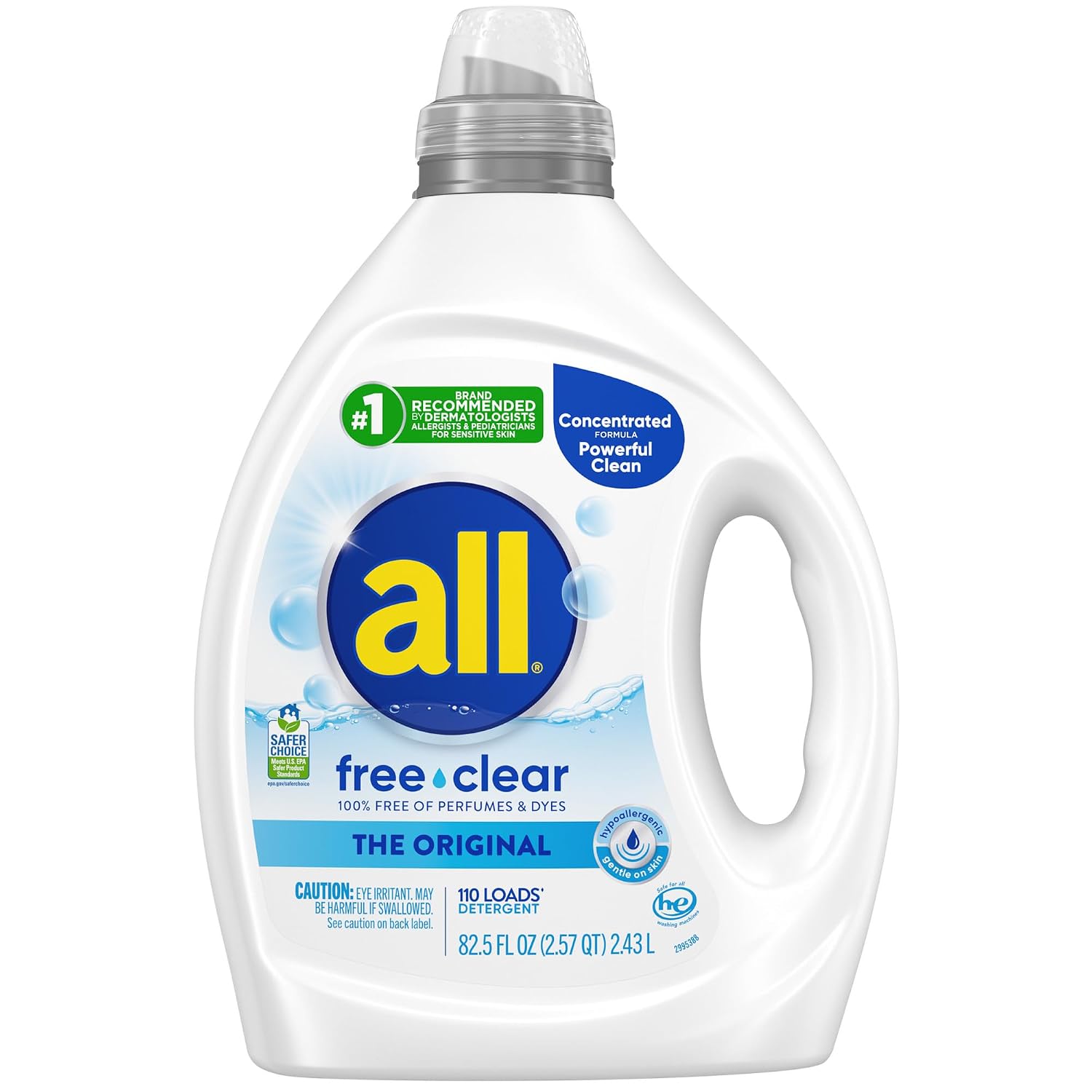 all free clear Original liquid laundry detergent