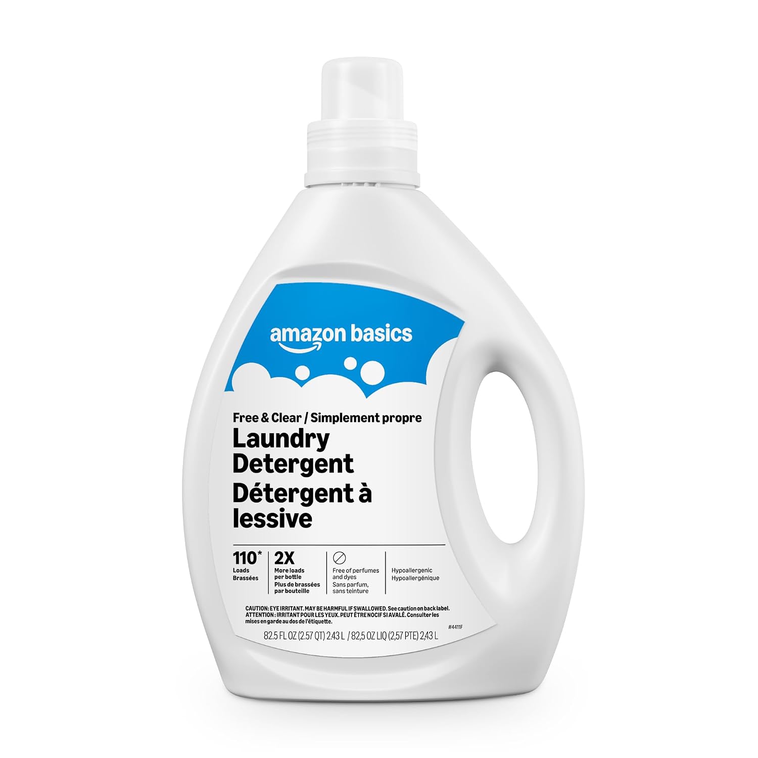 Amazon Basics concentrated free and clear laundry detergent