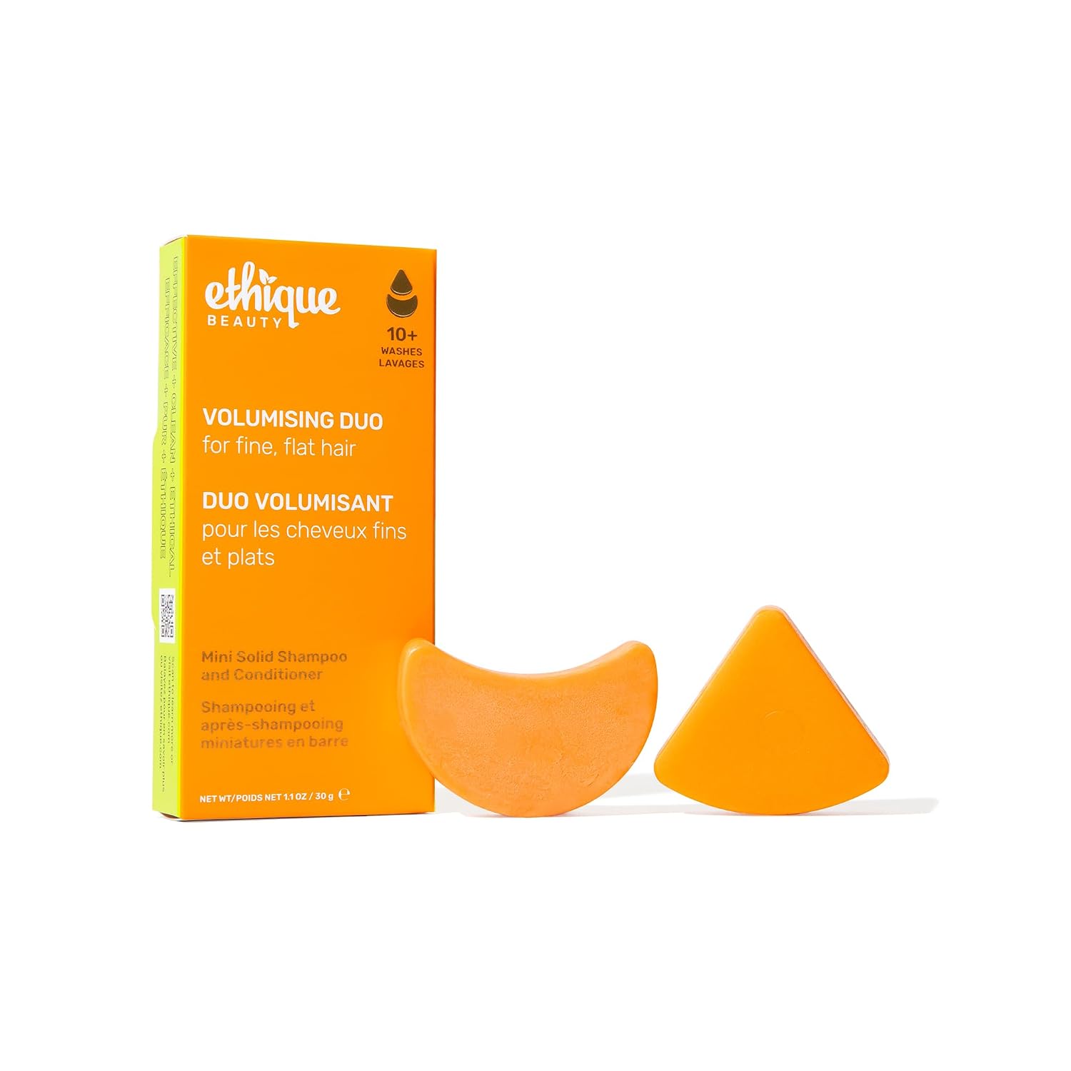 Ethique mini solid shampoo and conditioner bar set